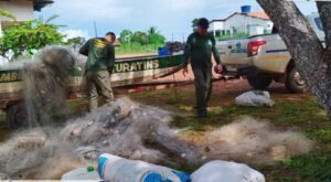 Fiscalização do Naturatins recolhe mais de três mil metros de redes de pesca