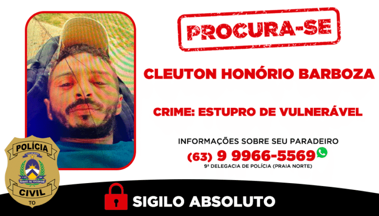 Polícia Civil procura homem investigado por estupro de vulneráveis em Praia Norte